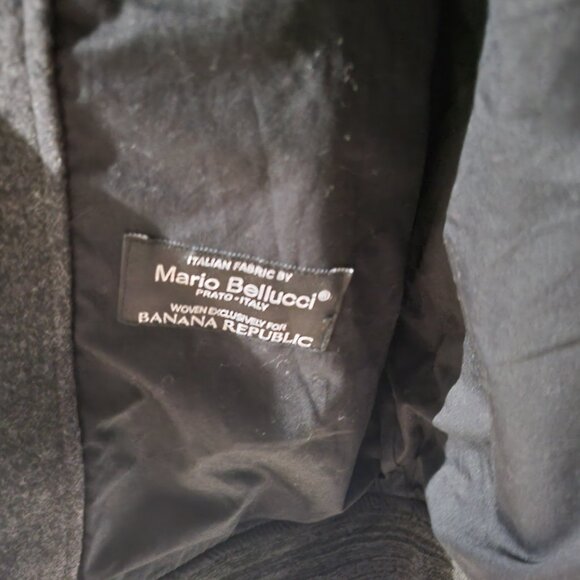 Banana Republic Wool Blend Bomber Jacket Grey - Picture 3 of 5